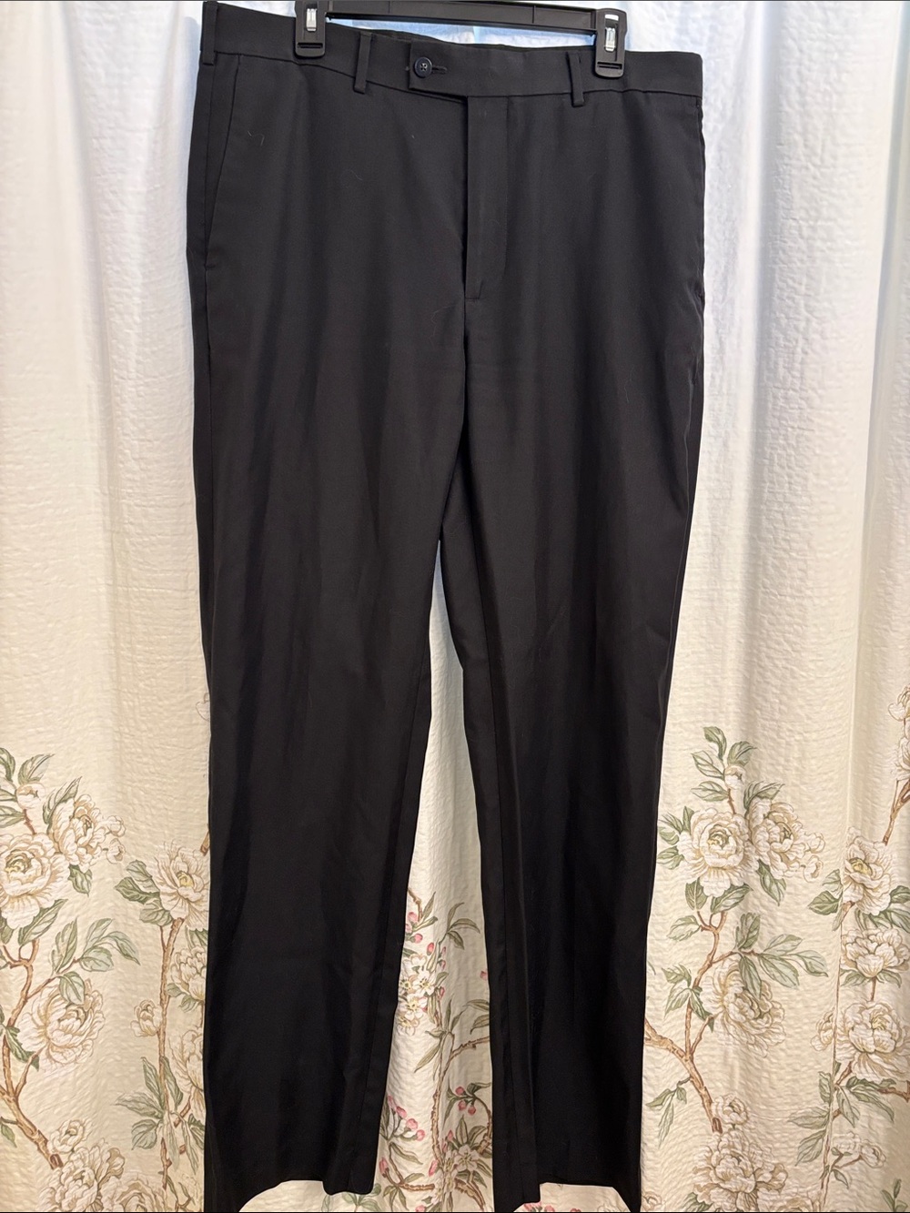 Perry Ellis Black Dress Pants - Sleek Flat Front